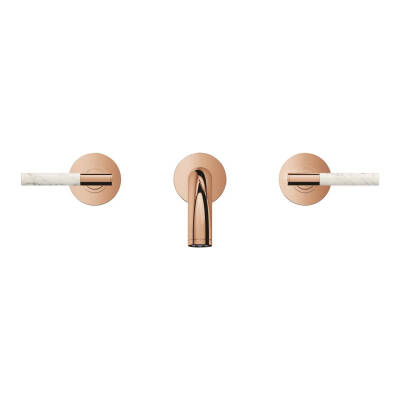 Grohe Atrio Private Collection 3 Delikli Ankastre Lavabo Bataryası (Sıva Üstü Grubu) Parlak Bakır 20587DA0 - 13