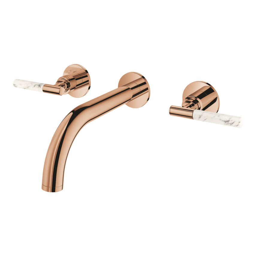 Grohe Atrio Private Collection 3 Delikli Ankastre Lavabo Bataryası (Sıva Üstü Grubu) Parlak Bakır 20587DA0 - 14