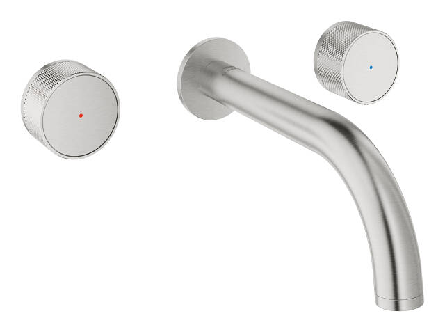 Grohe Atrio Private Collection 3 Delikli Ankastre Lavabo Bataryası (Sıva Üstü Grubu) Paslanmaz Çelik 20589DC0 - 1