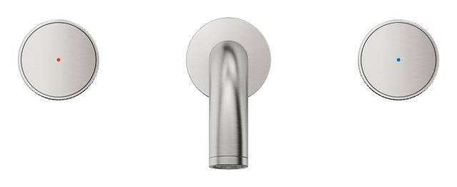 Grohe Atrio Private Collection 3 Delikli Ankastre Lavabo Bataryası (Sıva Üstü Grubu) Paslanmaz Çelik 20589DC0 - 3