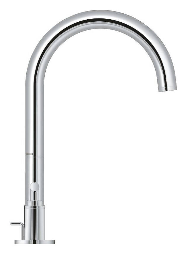 Grohe Atrio Private Collection 3 Delikli Ankastre Sifon Kumandalı Lavabo Bataryası (L-Boy) Krom 20593000 - 4