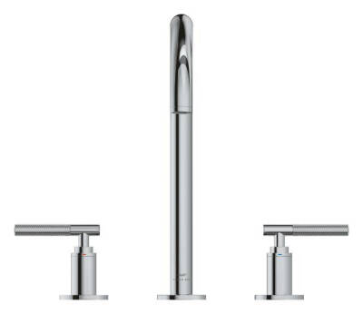Grohe Atrio Private Collection 3 Delikli Ankastre Sifon Kumandalı Lavabo Bataryası (L-Boy) Krom 20593000 - 5