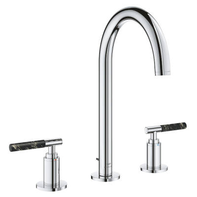 Grohe Atrio Private Collection 3 Delikli Ankastre Sifon Kumandalı Lavabo Bataryası (L-Boy) Krom 20593000 - 7