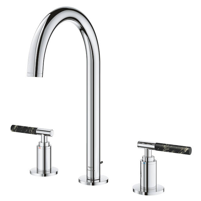 Grohe Atrio Private Collection 3 Delikli Ankastre Sifon Kumandalı Lavabo Bataryası (L-Boy) Krom 20593000 - 10