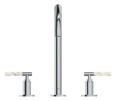 Grohe Atrio Private Collection 3 Delikli Ankastre Sifon Kumandalı Lavabo Bataryası (L-Boy) Krom 20593000 - 13