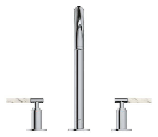 Grohe Atrio Private Collection 3 Delikli Ankastre Sifon Kumandalı Lavabo Bataryası (L-Boy) Krom 20593000 - 13