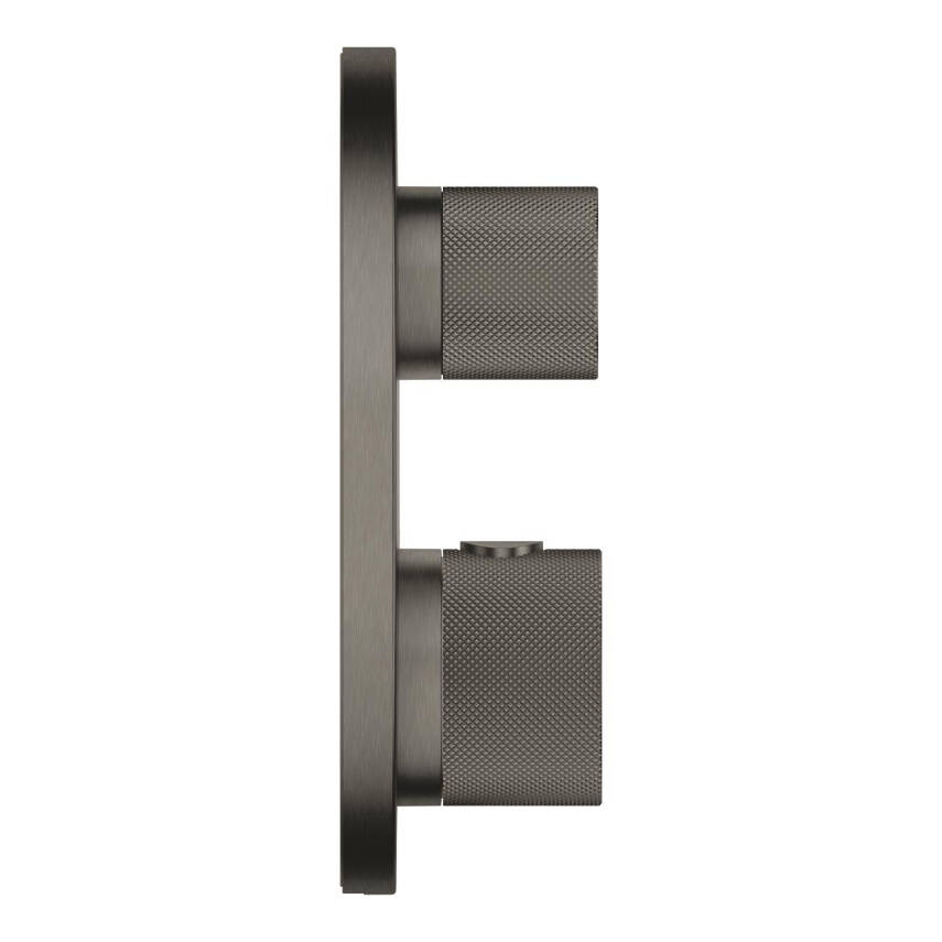 Grohe Atrio Private Collection Ankastre Termostatik Banyo Bataryası (2 Yollu, Sıva Üstü Grubu), Fırçalı Sert Grafit 24396AL0 - 4