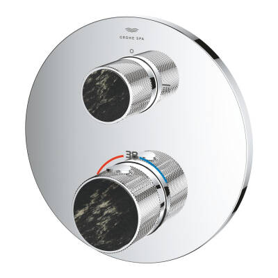 Grohe Atrio Private Collection Ankastre Termostatik Banyo Bataryası (2 Yollu, Sıva Üstü Grubu) Krom 24396000 - 5