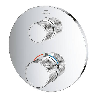 Grohe Atrio Private Collection Ankastre Termostatik Banyo Bataryası (2 Yollu, Sıva Üstü Grubu) Krom 24396000 - 3