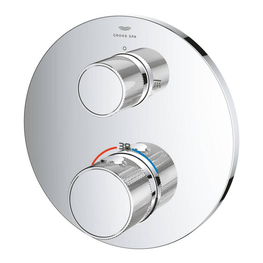 Grohe Atrio Private Collection Ankastre Termostatik Banyo Bataryası (2 Yollu, Sıva Üstü Grubu) Krom 24396000 - 3