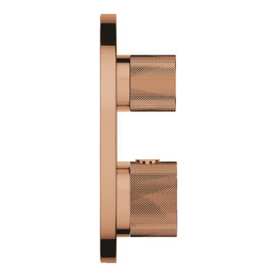 Grohe Atrio Private Collection Ankastre Termostatik Banyo Bataryası (2 Yollu, Sıva Üstü Grubu), Parlak Bakır 24396DA0 - 3