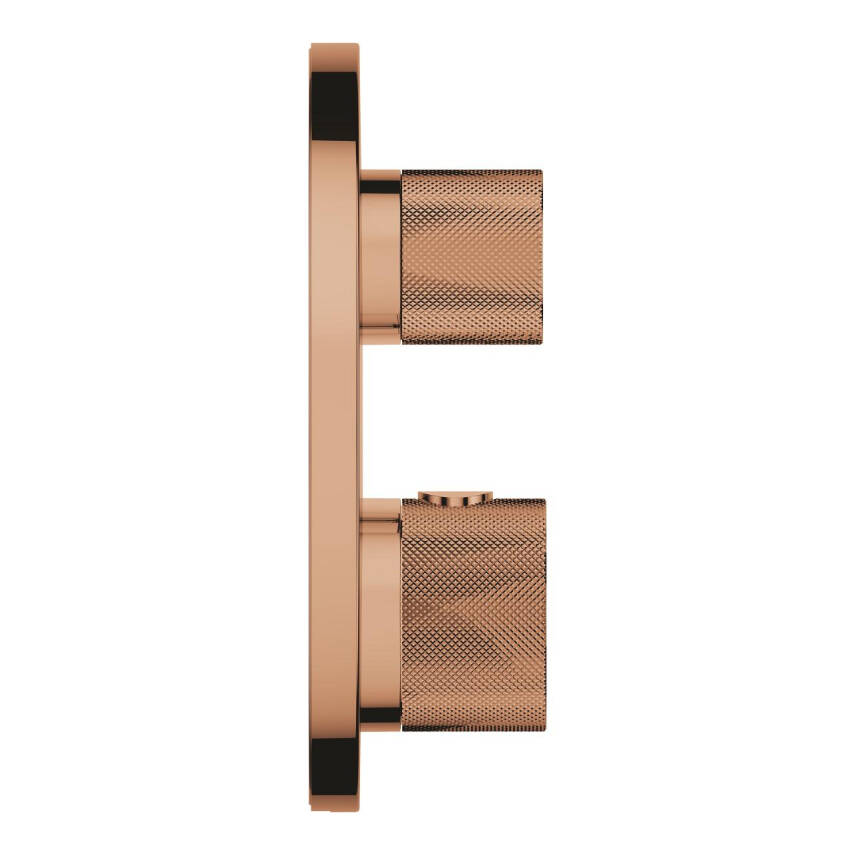 Grohe Atrio Private Collection Ankastre Termostatik Banyo Bataryası (2 Yollu, Sıva Üstü Grubu), Parlak Bakır 24396DA0 - 3