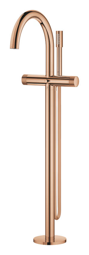 Grohe Atrio Private Collection Tek Yerden Küvet Bataryası (Sıva Üstü Grubu), Parlak Bakır 25229DA0 - 3