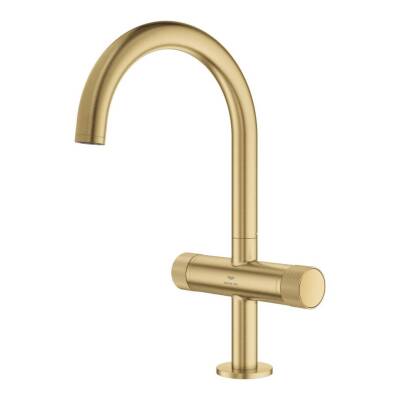 Grohe Atrio Private Collection Yüksek Lavabo Bataryası, Fırçalı Altın (L-Boy) 21138GN0 - 3