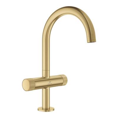 Grohe Atrio Private Collection Yüksek Lavabo Bataryası, Fırçalı Altın (L-Boy) 21138GN0 - 1