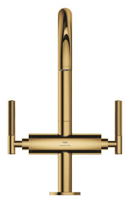 Grohe Atrio Private Collection Yüksek Lavabo Bataryası (L-Boy), Parlak Altın 21134GL0 - 5