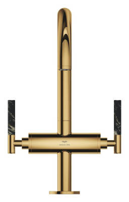 Grohe Atrio Private Collection Yüksek Lavabo Bataryası (L-Boy), Parlak Altın 21134GL0 - 9