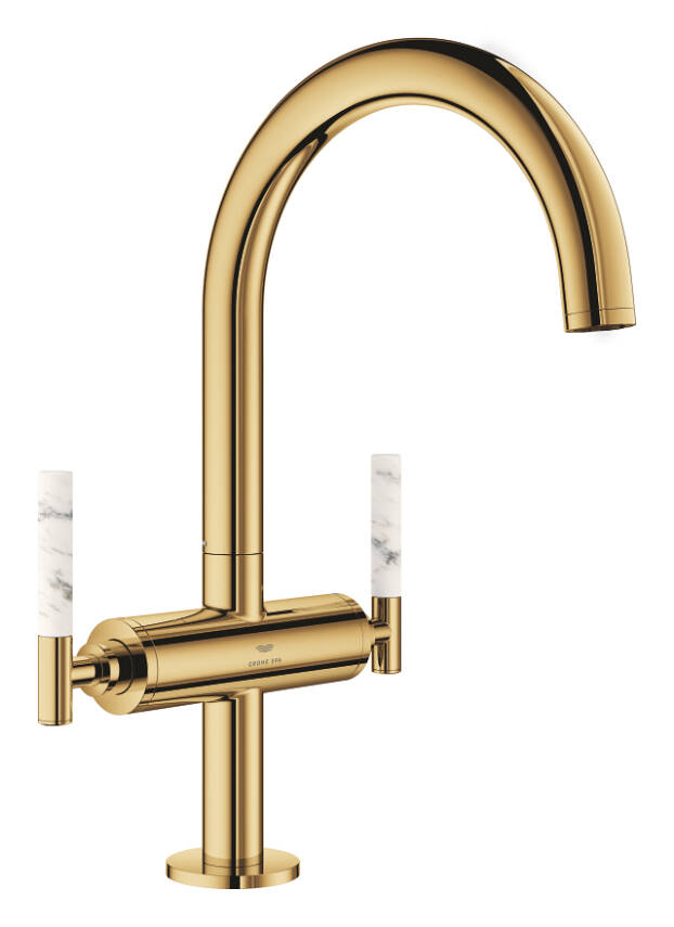 Grohe Atrio Private Collection Yüksek Lavabo Bataryası (L-Boy), Parlak Altın 21134GL0 - 11
