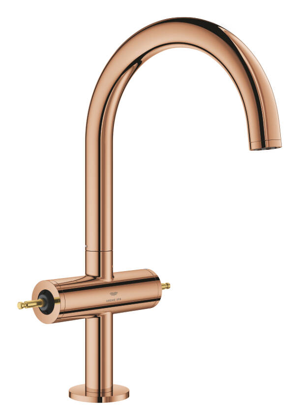 Grohe Atrio Private Collection Yüksek Lavabo Bataryası (L-Boy), Parlak Bakır 21134DA0 - 1
