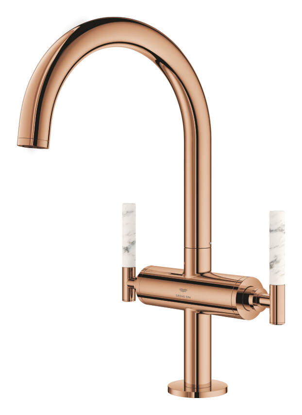 Grohe Atrio Private Collection Yüksek Lavabo Bataryası (L-Boy), Parlak Bakır 21134DA0 - 14