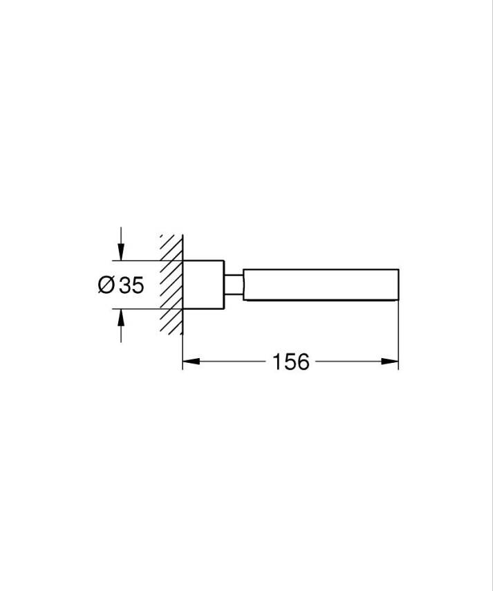 Grohe Atrio Sabunluk Tutacağı, Fırçalı Sert Grafit 40885AL0 - 4