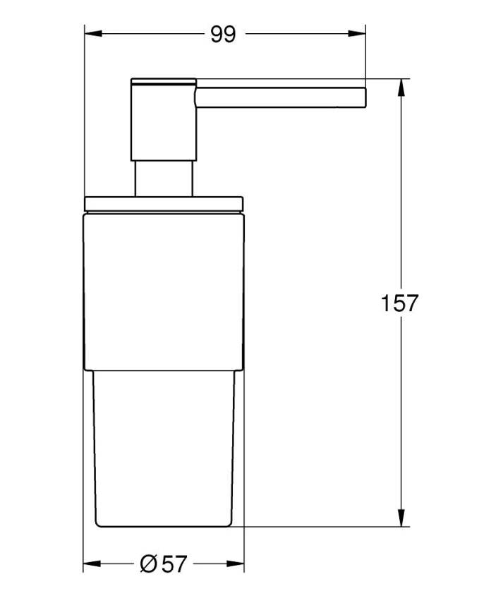 Grohe Atrio Sıvı Sabunluk, Bakır Parlak Bakır 40886DA0 - 4