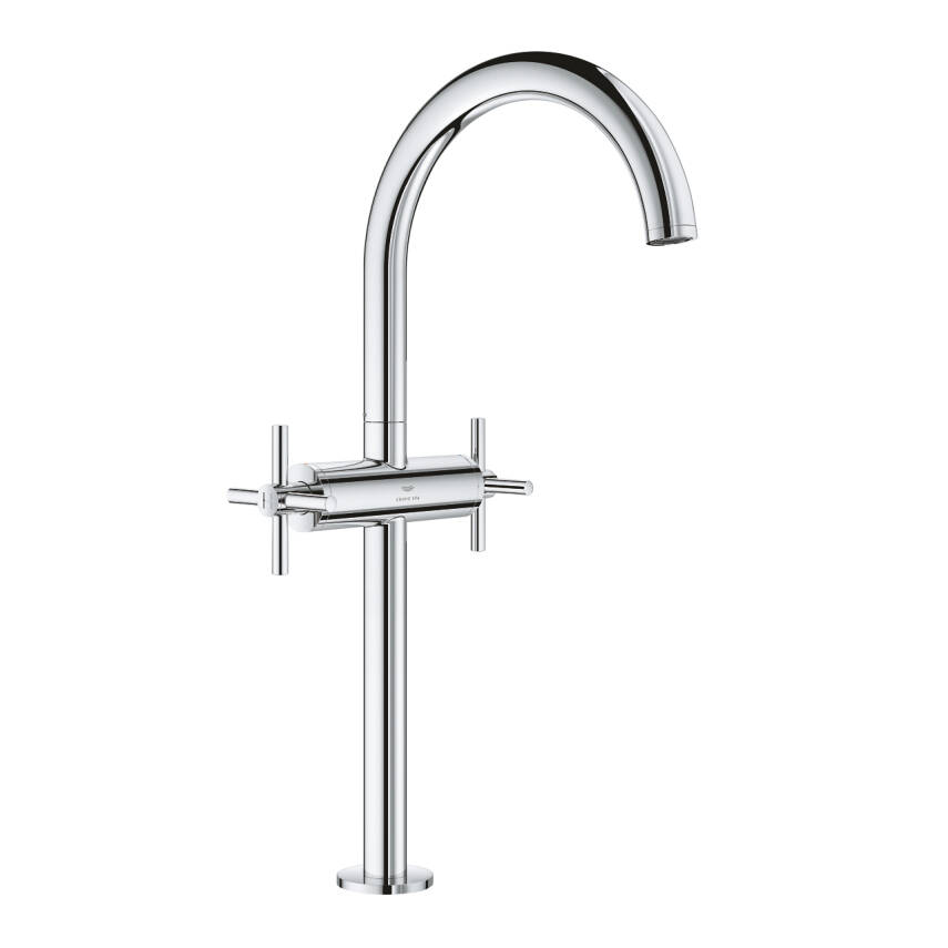 Grohe Atrio Tezgah Üstü Lavabo Bataryası Sifon Kumandalı Krom 21149000 - 1