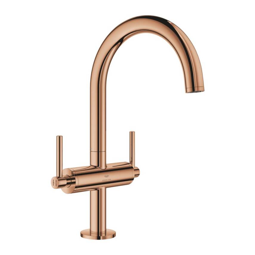 Grohe Atrio Yüksek Lavabo Bataryası (L-Boy), Parlak Bakır 21145DA0 - 1
