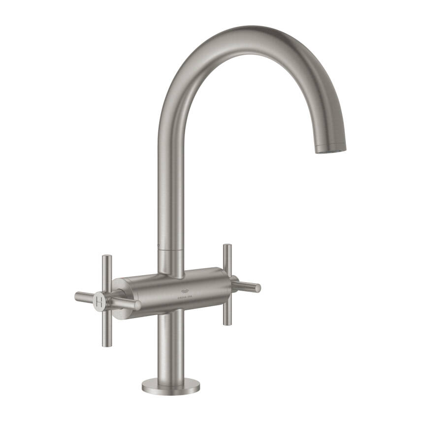 Grohe Atrio Yüksek Lavabo Bataryası (L-Boy), Paslanmaz Çelik 21144DC0 - 1
