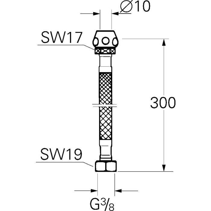 Grohe Bağlantı Hortumu 300mm 45120000 - 2