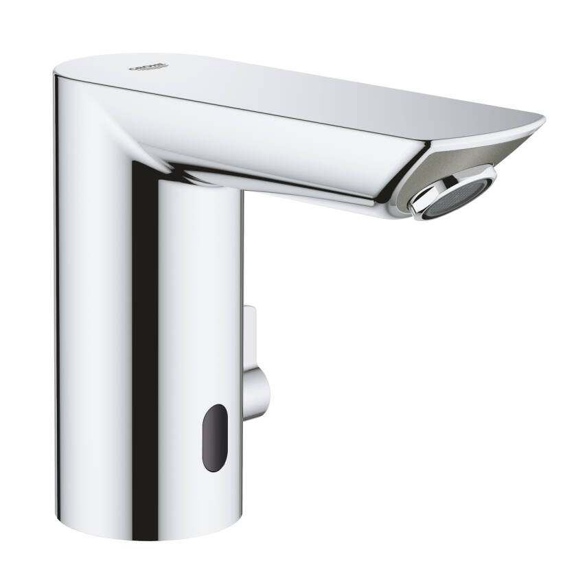 Grohe Bau Cosmopolitan E Fotoselli Lavabo Bataryası (Pilli, Çift Su Girişli) Krom 36451000 - 1
