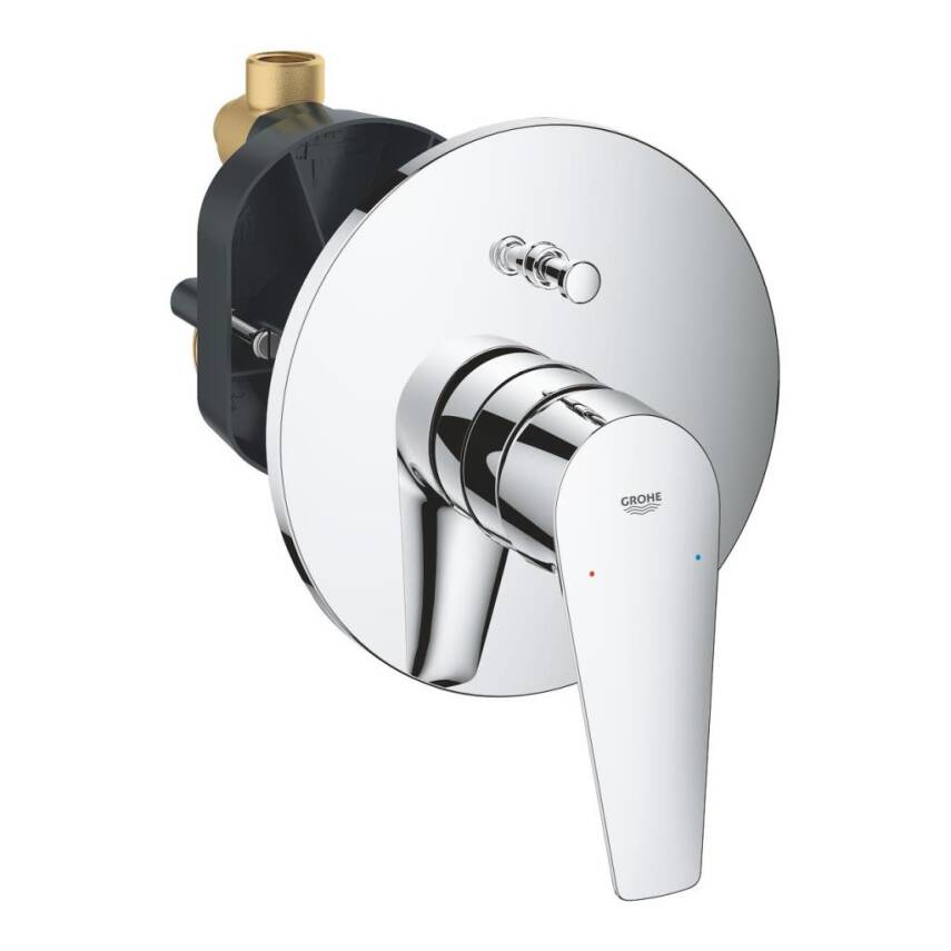 Grohe BauEdge Ankastre Banyo Bataryası Krom 29079001 - 1