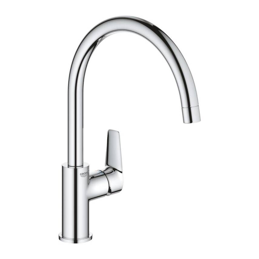 Grohe Bauedge Kuğu Borulu Eviye Bataryası Krom 31367001 - 1