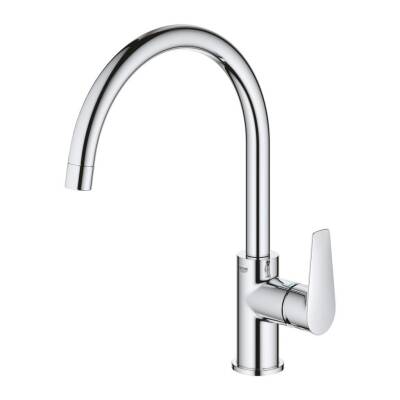 Grohe Bauedge Kuğu Borulu Eviye Bataryası Krom 31367001 - 2