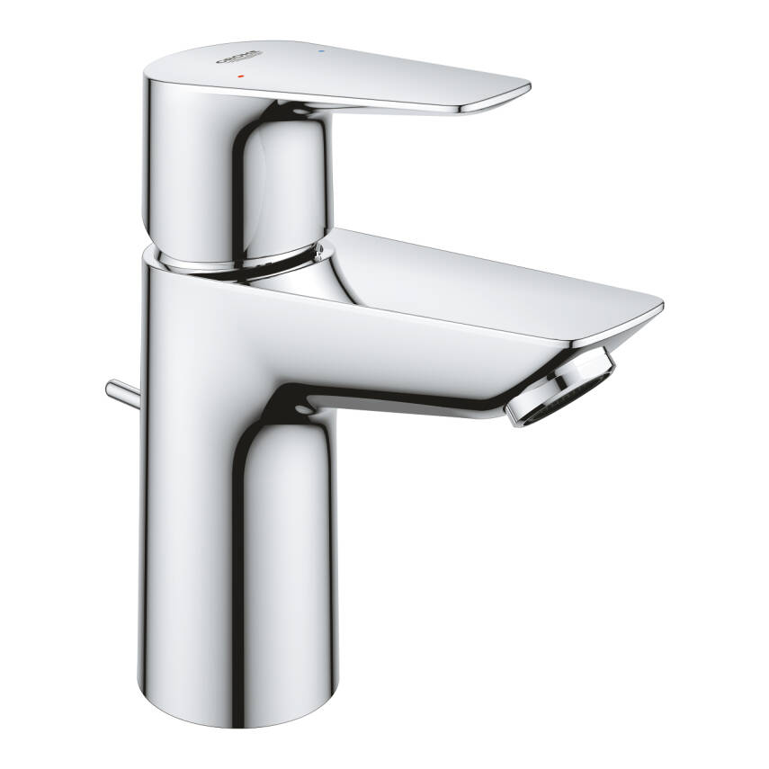 Grohe BauEdge Lavabo Bataryası, Sifon Kumandalı (S Boy) Krom 23328001 - 1