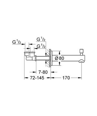 Grohe Concetto Yön Değiştiricili Çıkış Ucu Krom 13281001 - 2