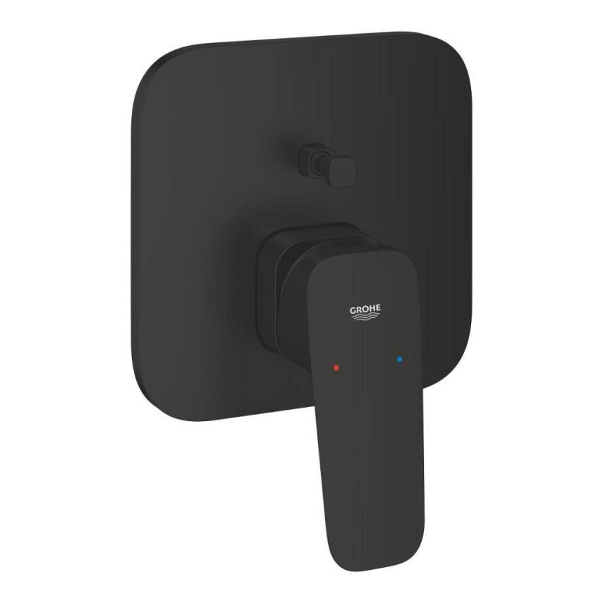 Grohe Cubeo Ankastre Banyo/Duş Bataryası, Mat Siyah (Sıva Üstü Grubu) 1017782430 - 1