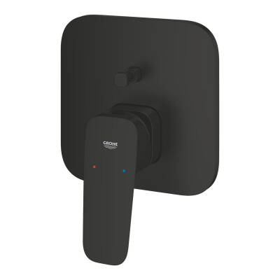 Grohe Cubeo Ankastre Banyo/Duş Bataryası, Mat Siyah (Sıva Üstü Grubu) 1017782430 - 3