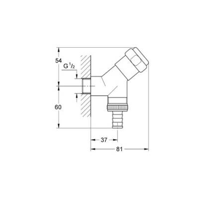Grohe Çamaşır Musluğu 41010000 - 2