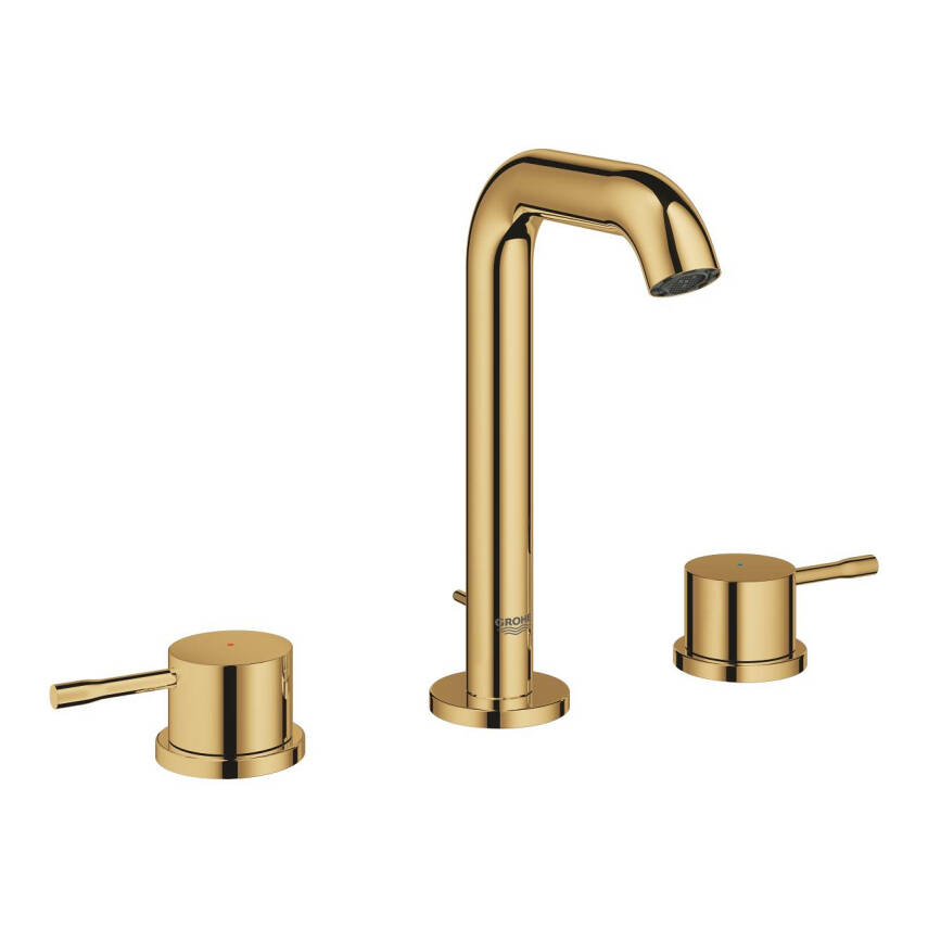 Grohe Essence 3 Delikli Lavabodan Ankastre Lavabo Bataryası, Parlak Altın 20296GL1 - 1