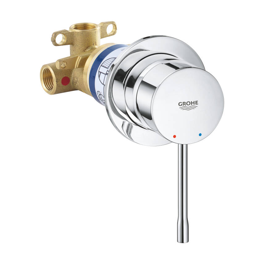 Grohe Essence Ankastre Duş Bataryası (İç Gövde Dahil) Krom 29197000 - 1