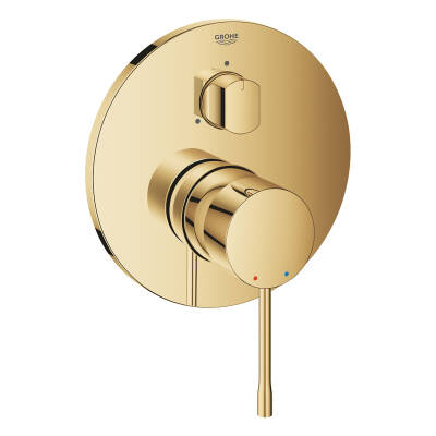 Grohe Essence Ankastre Banyo/Duş Bataryası (Sıva Üstü Grubu) 3 Yollu Altın 24092GL1 - 1