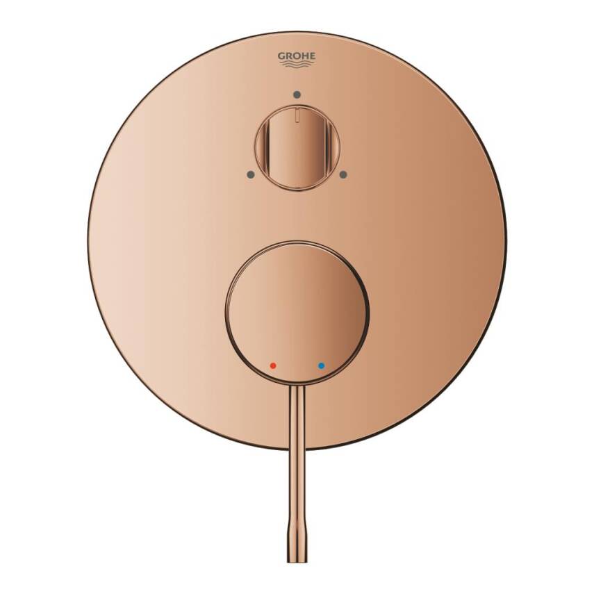 Grohe Essence Ankastre Banyo/Duş Bataryası (Sıva Üstü Grubu) 3 Yollu Bakır 24169DA1 - 2