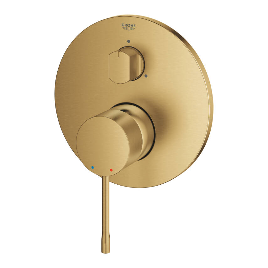 Grohe Essence Ankastre Banyo/Duş Bataryası (Sıva Üstü Grubu), 3 Yollu, Fırçalı Altın 24169GN1 - 3