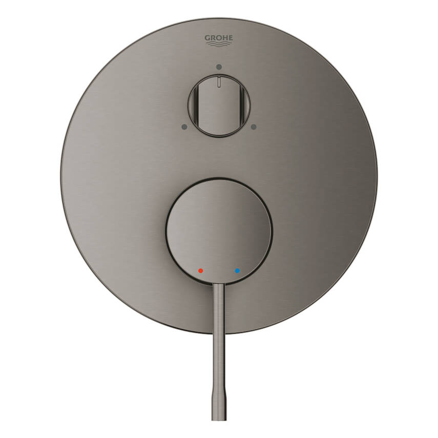 Grohe Essence Ankastre Banyo/Duş Bataryası (Sıva Üstü Grubu) 3 Yollu Fırçalı Sert Grafit 24092AL1 - 2