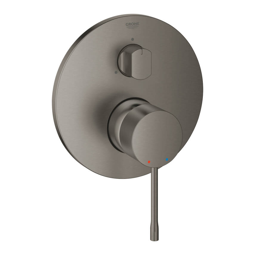 Grohe Essence Ankastre Banyo/Duş Bataryası (Sıva Üstü Grubu) 3 Yollu Fırçalı Sert Grafit 24169AL1 - 1