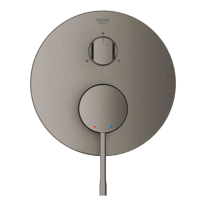 Grohe Essence Ankastre Banyo/Duş Bataryası (Sıva Üstü Grubu) 3 Yollu Fırçalı Sert Grafit 24169AL1 - 2