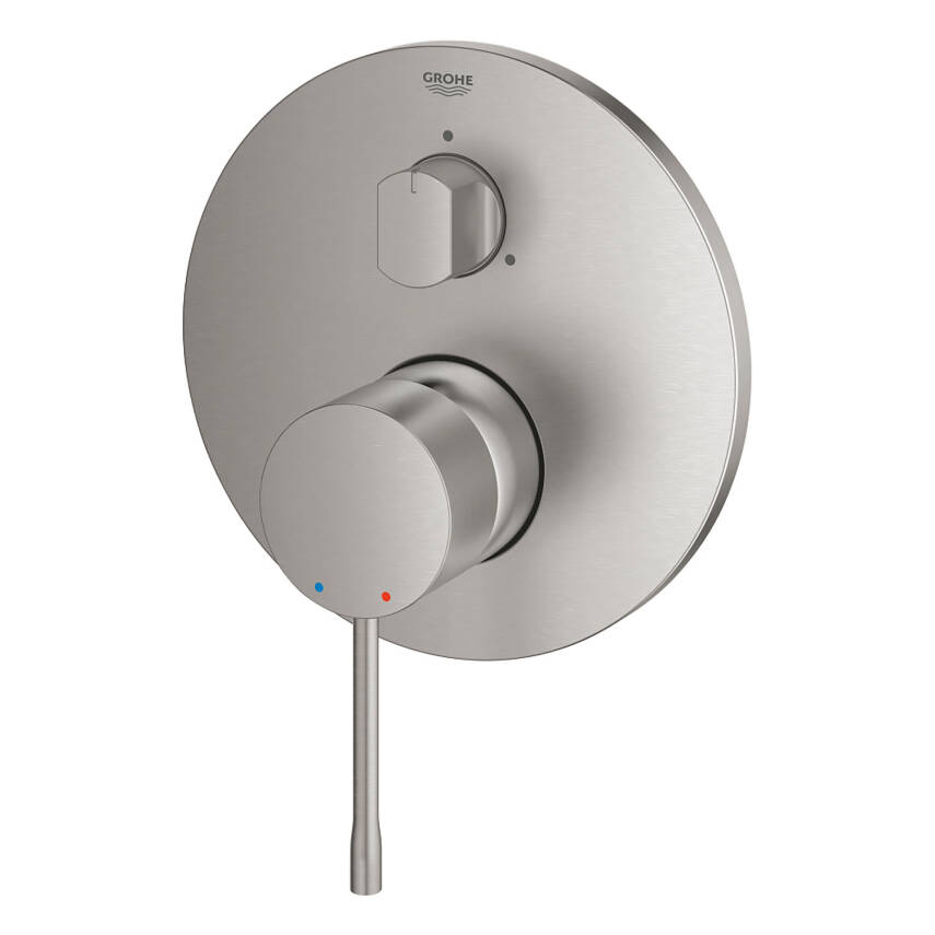 Grohe Essence Ankastre Banyo/Duş Bataryası (Sıva Üstü Grubu) 3 Yollu Paslanmaz Çelik 24092DC1 - 3