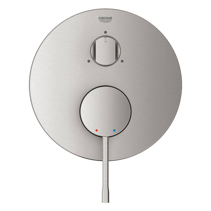 Grohe Essence Ankastre Banyo/Duş Bataryası (Sıva Üstü Grubu) 3 Yollu Paslanmaz Çelik 24092DC1 - 2