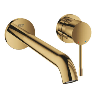 Grohe Essence Duvardan Ankastre Lavabo Bataryası L-Boyut (Sıva Üstü Grubu) Altın 29193GL1 - 1